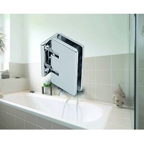 Bisagras con retencin para vidrio templado