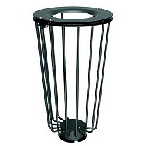 Papeleras urbanas de acero