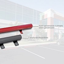 Topes de parking de acero