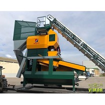 Sistema de limpieza y lavado de almendra