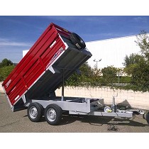 Remolques para turismos con doble baranda