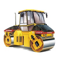 Compactadores doble vibrante para asfalto en alquiler