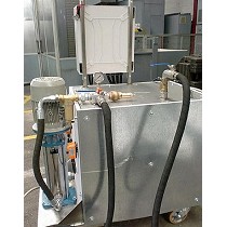 Centrales de agua caliente para ensayo de moldes