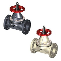 Vlvulas de diafragma bridadas