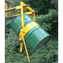 Volteador de bidones para carretilla