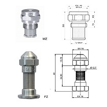 Atomizadores hidrulicos con pulverizacin 55-60