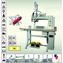 Mquina de aplicar cinta de sellado en las costuras