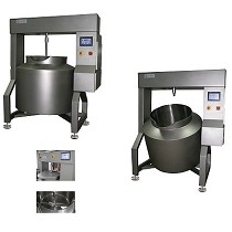 Marmitas de coccin volcable con removedor