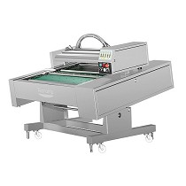 Envasadora al vaco de campana con cinta