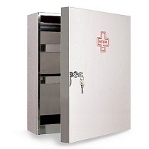 Botiquines de metal con llave