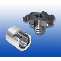 Cabezas intercambiables de fresado de ranuras