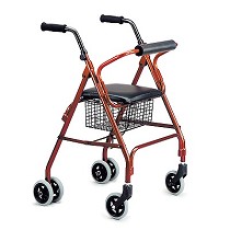 Caminadores con frenos de presin