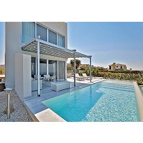 Tejido de fibra acrlica tintada en masa con una cara recubierta de PVC