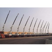 Gra articulada sobre camin