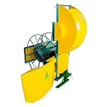 Recogedor hidrulico de cinta de riego por goteo