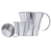 Jarra apilable de acero inoxidable