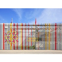 Celosa de lamas fijas