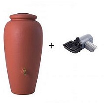 Kit pluvial, depsito terracota y filtro quattro rpido
