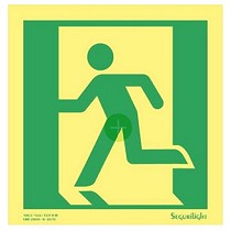 Seal puerta de evacuacin a izquierda