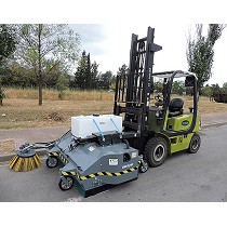 Barredora industrial con recogedor