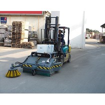 Barredora industrial con recogedor