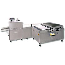 Lnea automtica de envasado al vaco y retractilado