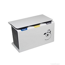 Papeleras selectiva con tapa