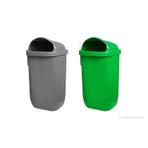 Papelera urbana universal de plstico