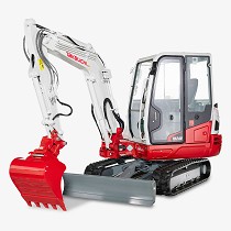 Miniexcavadoras con cabina