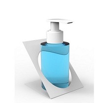 Soporte dispensador de gel de manos