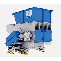 Trituradora de un eje para madera