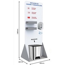 Estacin de higiene y desinfeccin