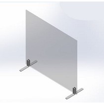 Soportes de sobremesa para mamparas de proteccin