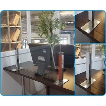 Mamparas de sobre mesa