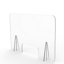 Mampara para mostrador de PET