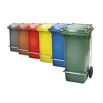 Contenedores de residuos con pedal