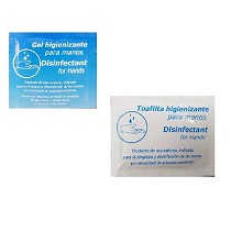 Gel higienizante y toallitas