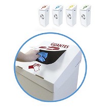 Papeleras recogida de guantes