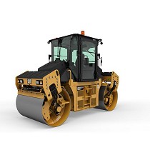 Rodillo vibratorio con tambor dividido