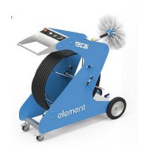 Sistema de limpieza de conductos mediante cepillado neumtico