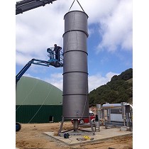 Antorcha de quemado biogas