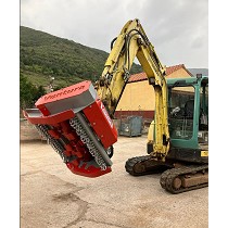 Trituradora ligera de martillos o cuchillas