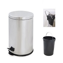 Cubo papelera inoxidable con pedal