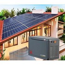 Generadores a gas de apoyo a instalaciones fotovoltaicas