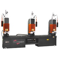 Soldadora tres cabezales