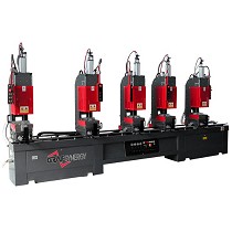 Soldadora cinco cabezales