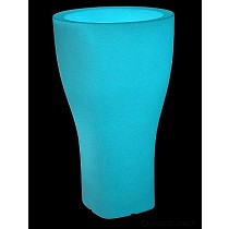 Macetero fluorescente