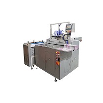 Forradora y rebordeadora semiautomtica para tapas de libros