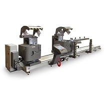 Tronzadora doble cabezal