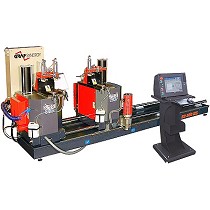 Tronzadora doble cabezal